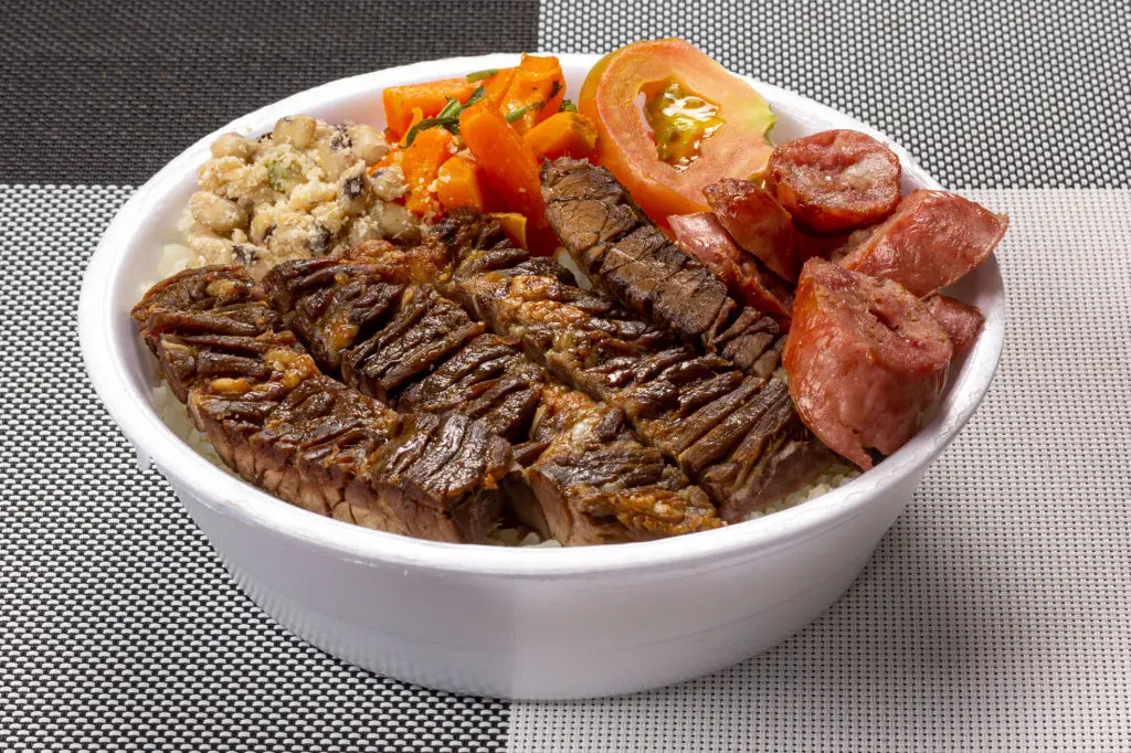 marmita carne arroz
