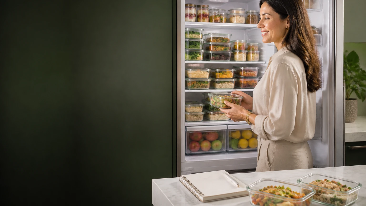 mulher cozinha brasileira organizada
